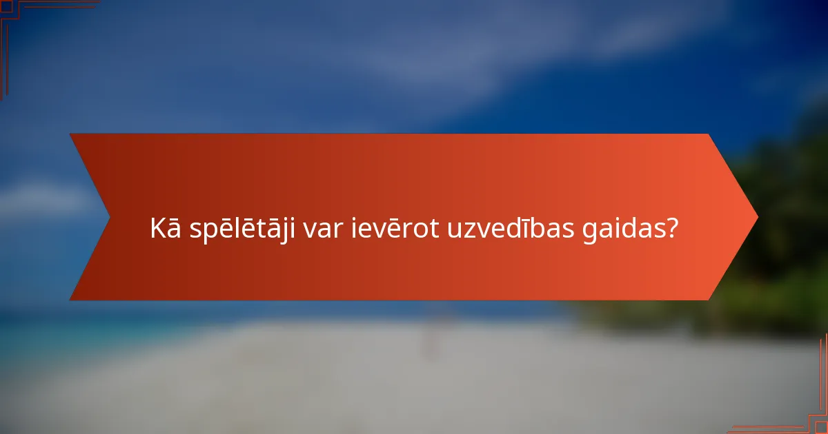 Kā spēlētāji var ievērot uzvedības gaidas?